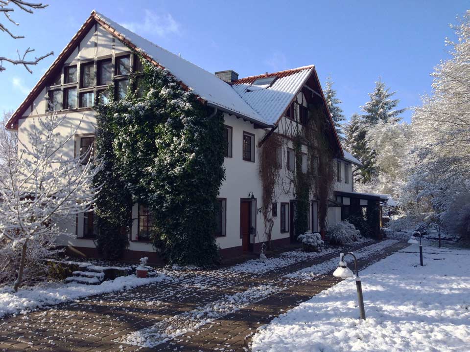 Haus Wackerberg im Winter